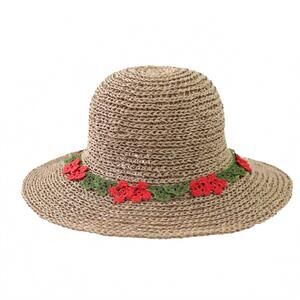 NEW SECRET LANGUAGE evie straw hat in camel red
